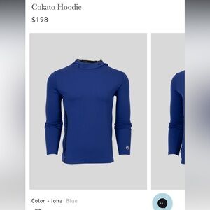 Greyson Cokato Hoodie Size XL Color: Iona blue, Worn less than 5 times, like new